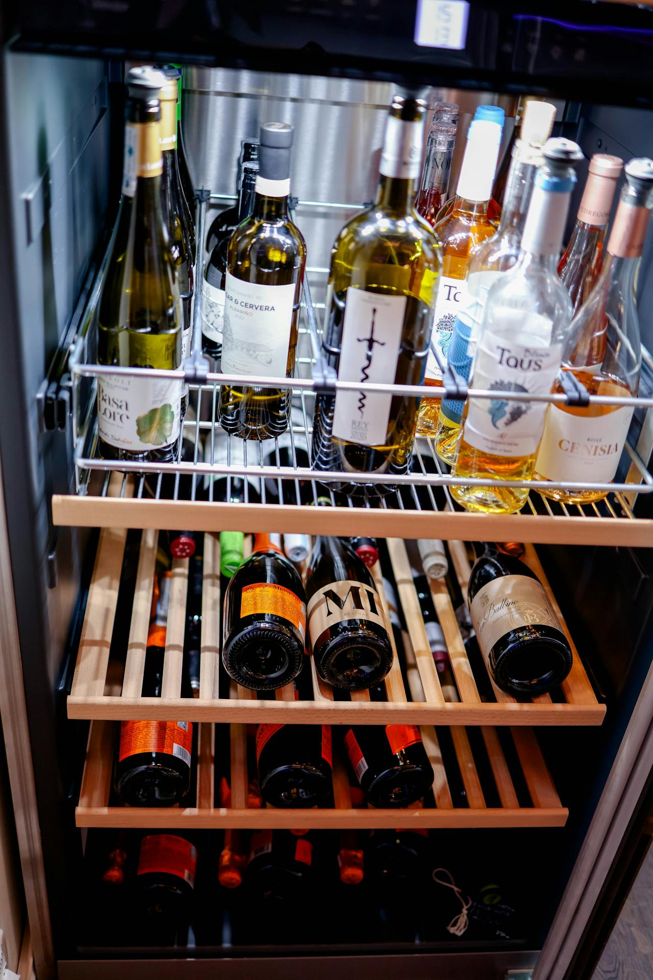 Wine stored in a dedicated wine fridge: Your best solution for long term wine storage