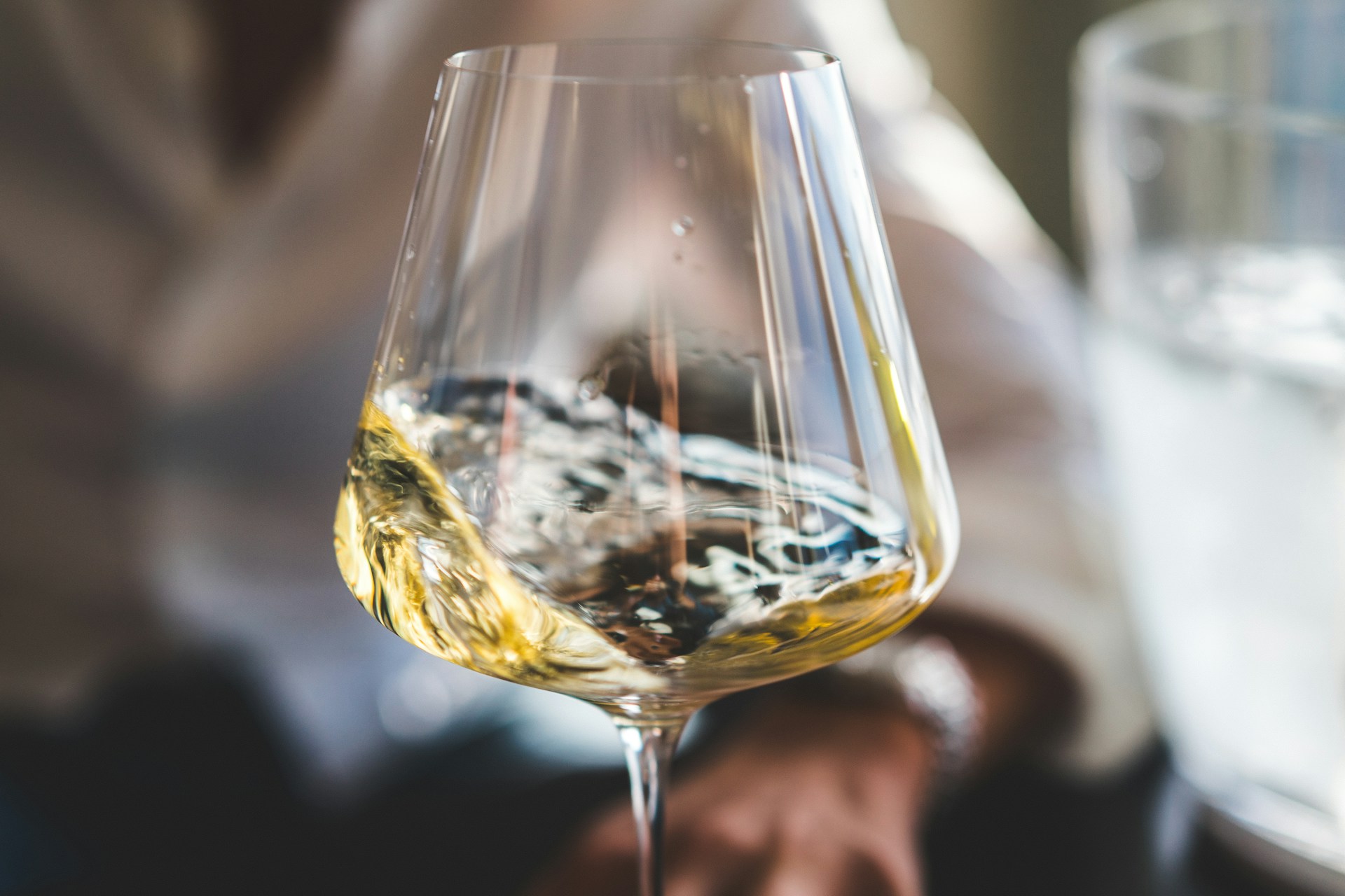 Wine glass swirl!