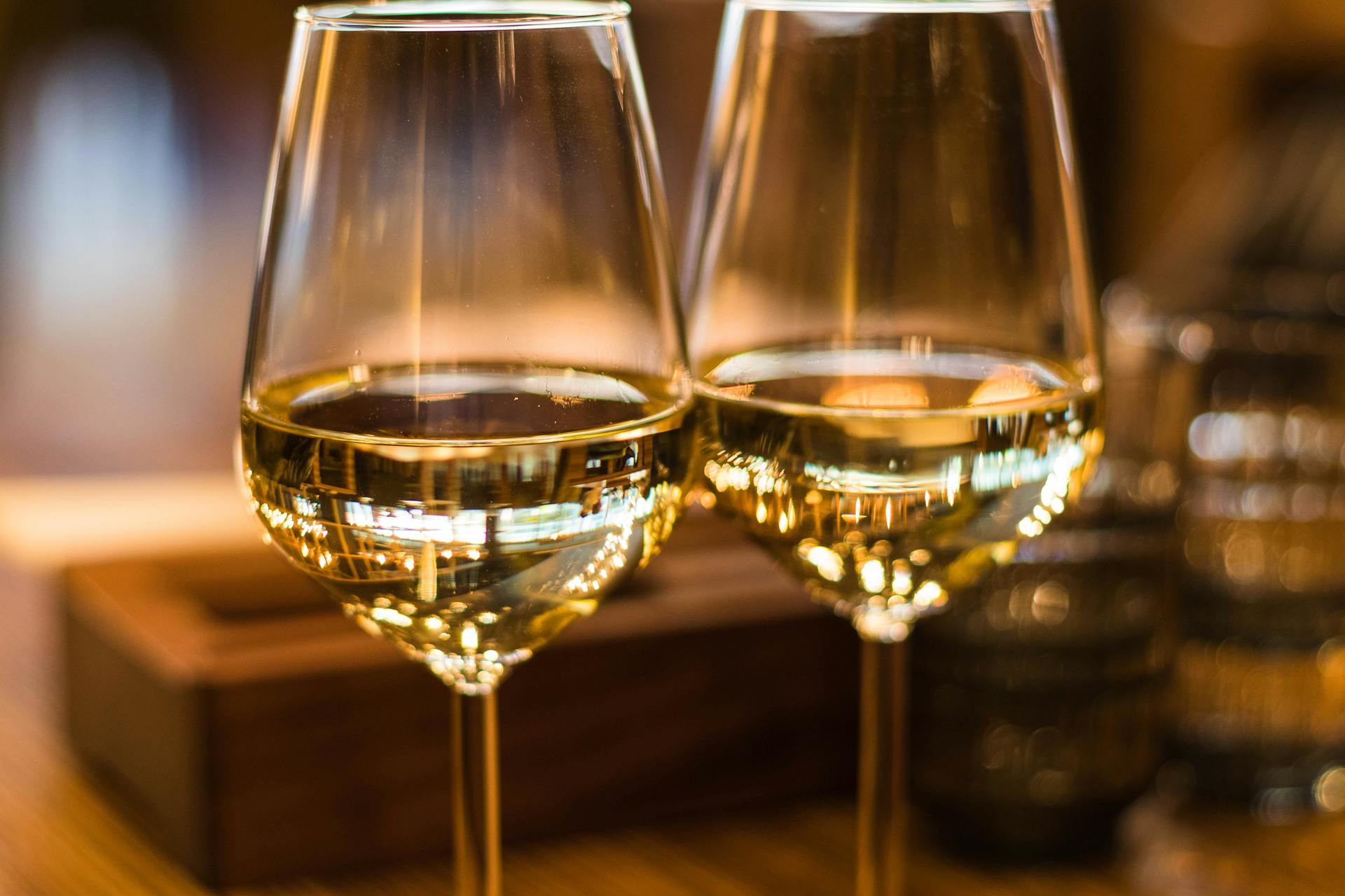 Two glasses of Chilean Sauvignon Blanc