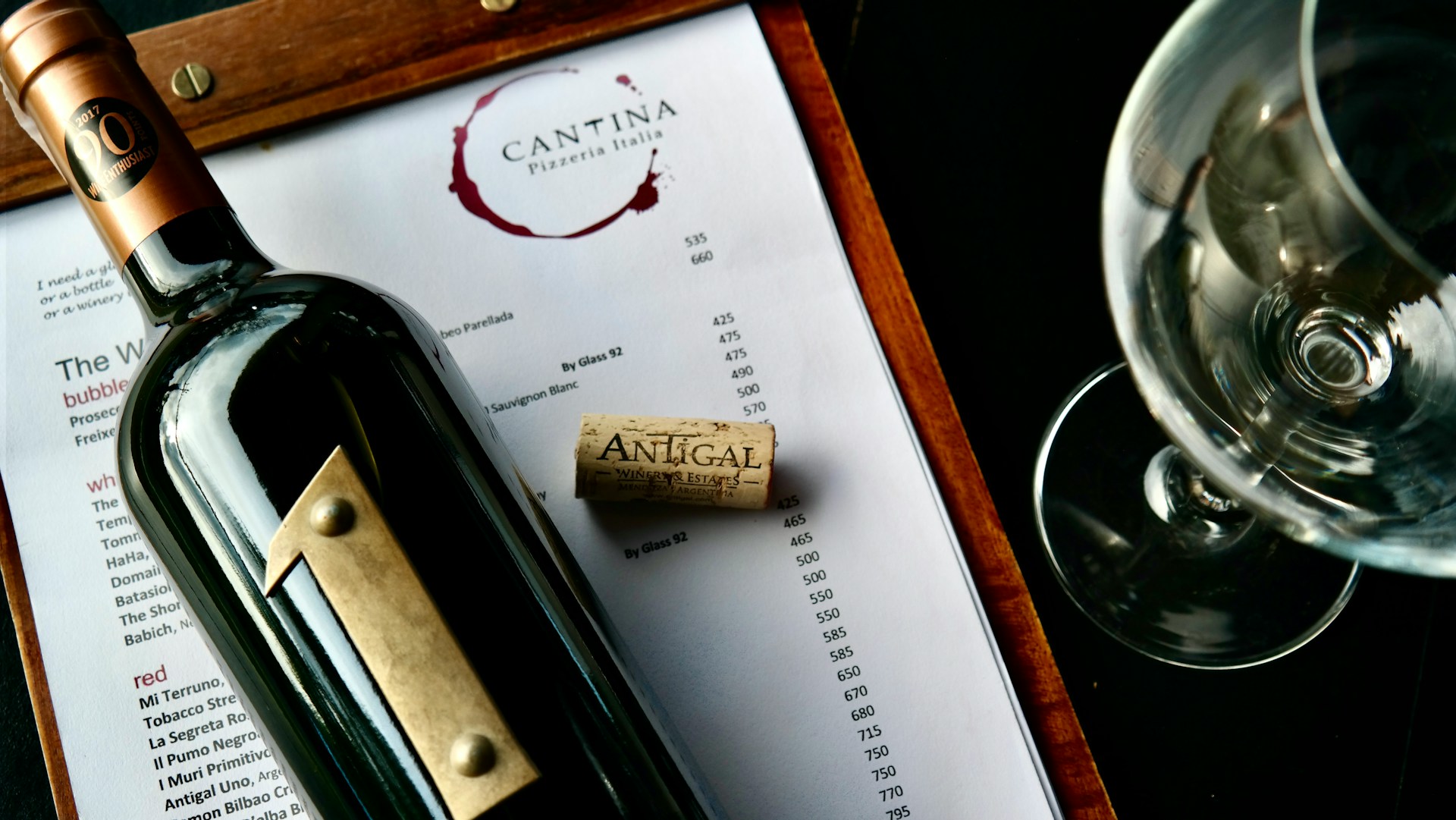 Wine Lista can be daunting