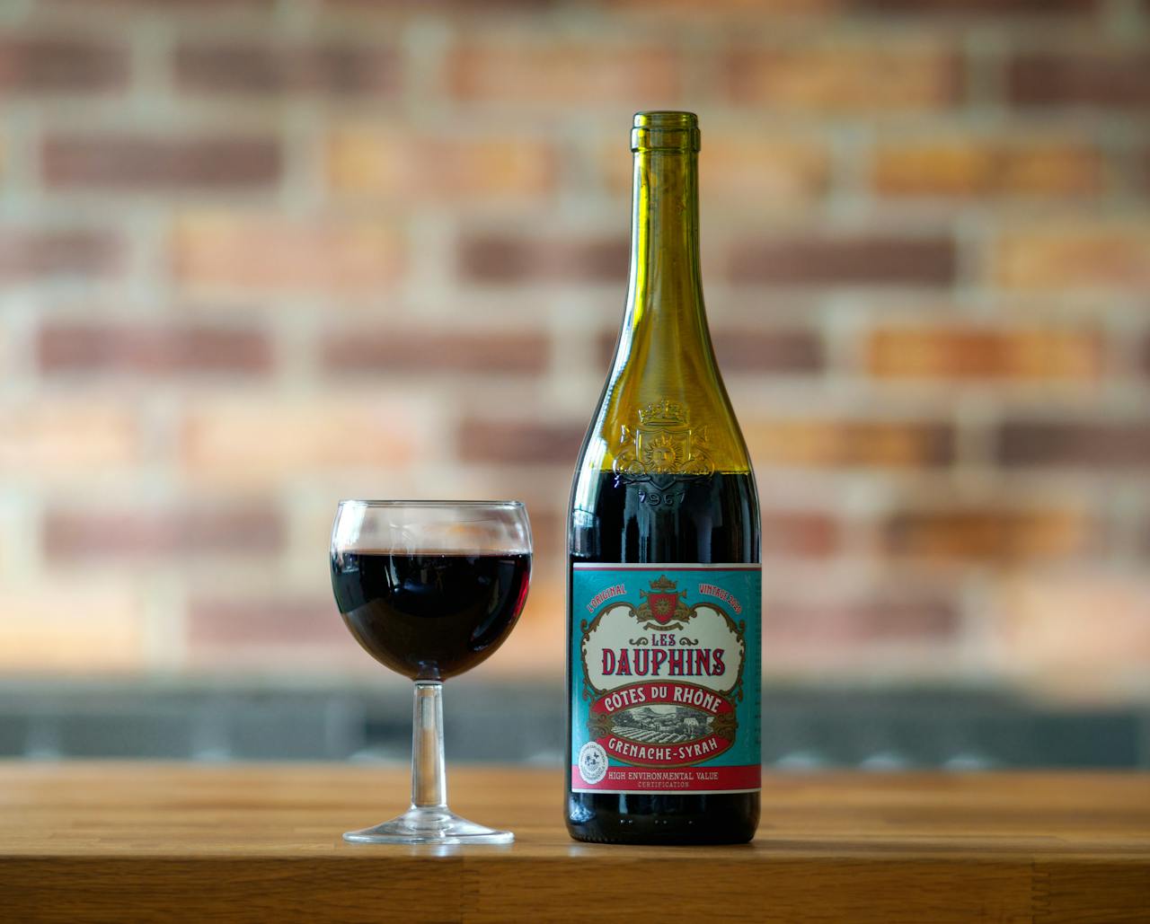 A Rhône blend: Grenache and Syrah Wine