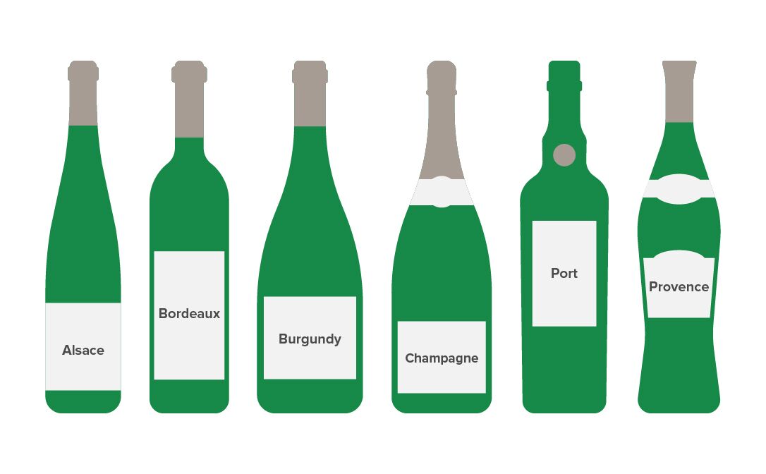 Different Wine Bottle Shapes