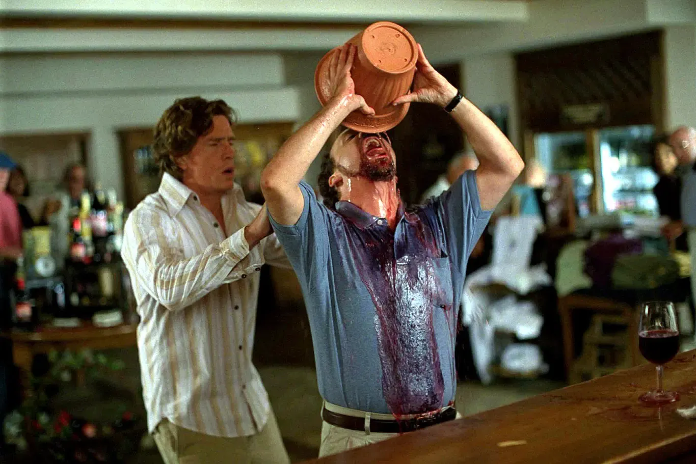 In the Sideways movie, Miles is a depressed alcoholic who really likes wine