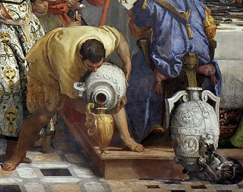 Detail from Veronese's Wedding at Cana