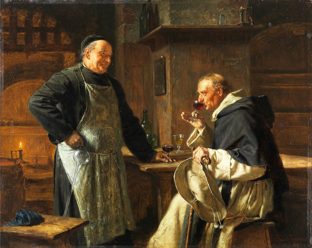 My favorite use of wine in art